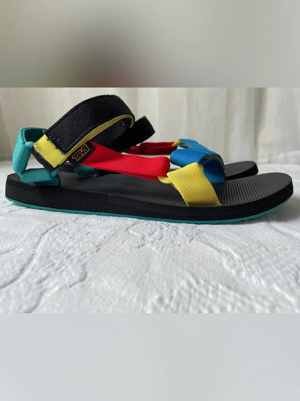 Teva original, universal Multicolor Strap Sandals - Black Red Blue Yellow Teal